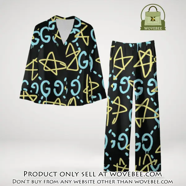 Trending luxury gc satin pajama set pjs1066 wvb1403115